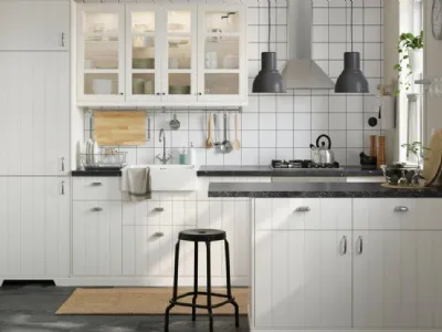 Una cucina piccola arredata con proposte Ikea