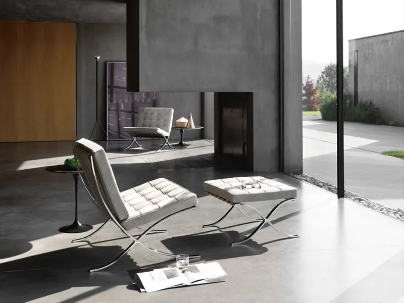Pouf poggiapiedi Barcellona di Knoll