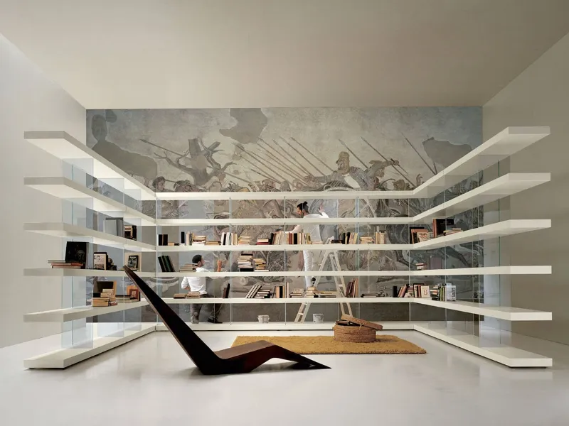 Libreria in legno Air di Lago