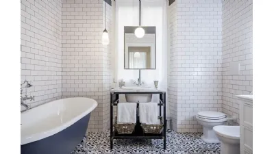  Mobili bagno vintage, atmosfere retrò
