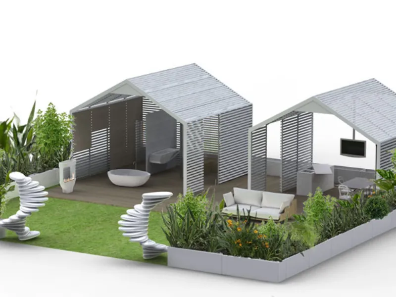 Case con giardino