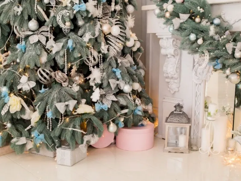 Le tonalità pastello sono fra i nuovi trend relativi alla decorazione dell'albero