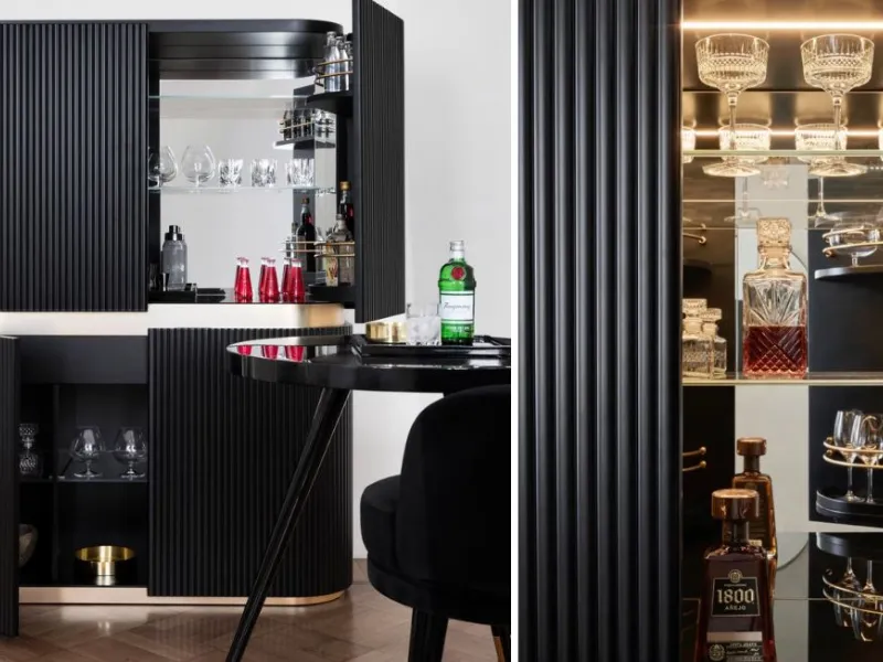 Mobile bar in legno Tiffany di Dom Edizioni