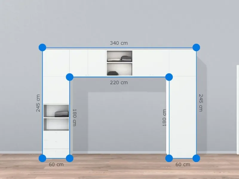 Un esempio riconducibile al sistema Platsa Ikea 