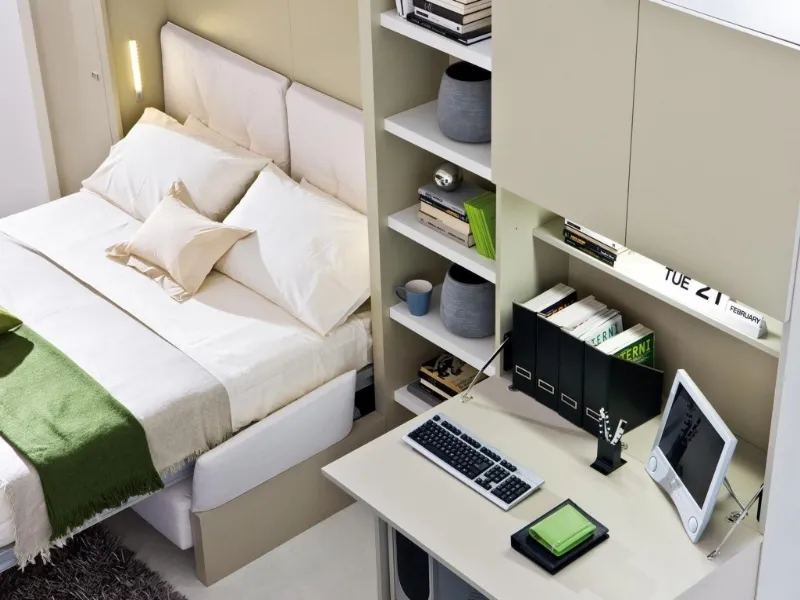Bed sofa NUOVOLIOLÀ IO by Pierluigi Colombo & R&S Clei