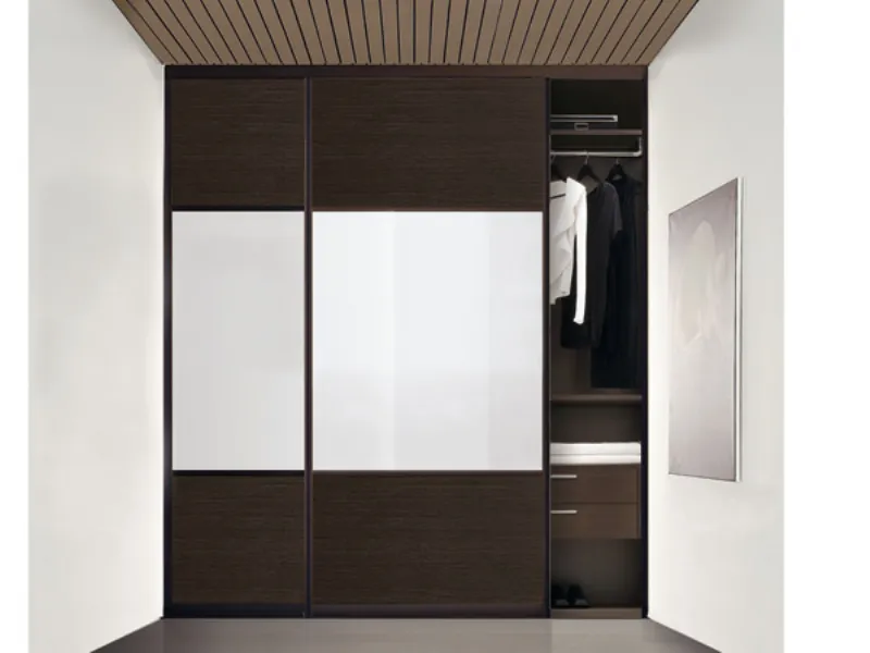 Armadio elegante scorrevole in legno