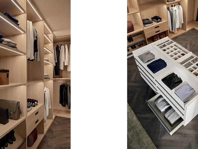 Attrezzature interne cabine armadio Giessegi