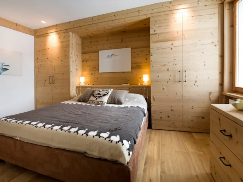 Camera da letto in stile minimal