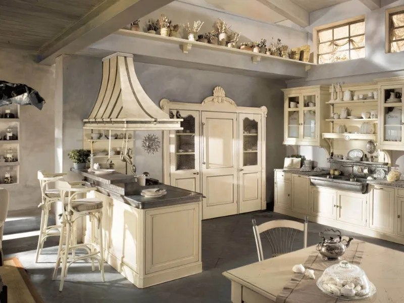 Cucina in stile country chic Dhialma Marchi