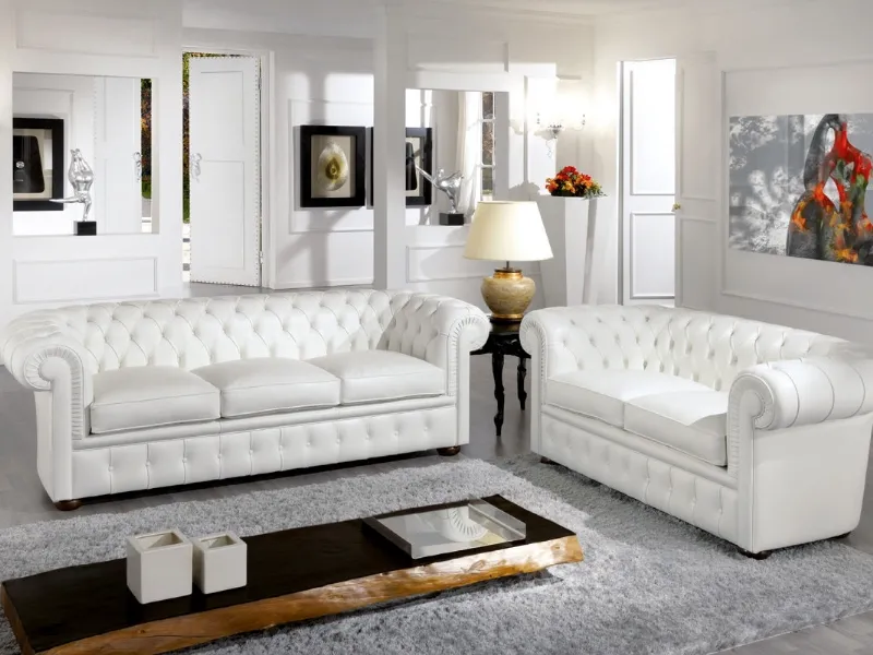 Arredamento stile inglese bianco