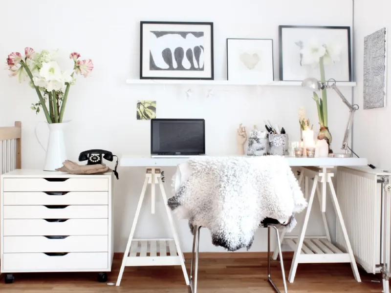 angolo studio scandinavo