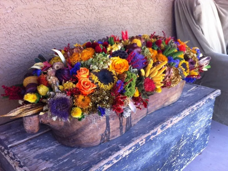 composizioni fiori secchi