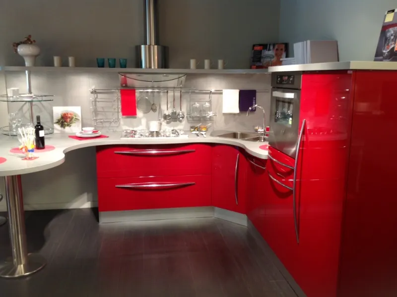 cucina rossa snaidero