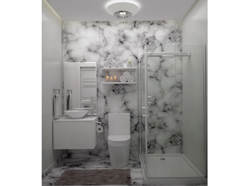 idea per un bagno piccolo