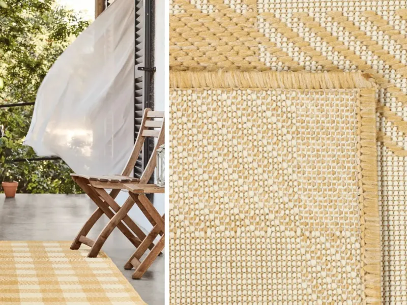 Tappeto per esterni Gingham di Rugvista