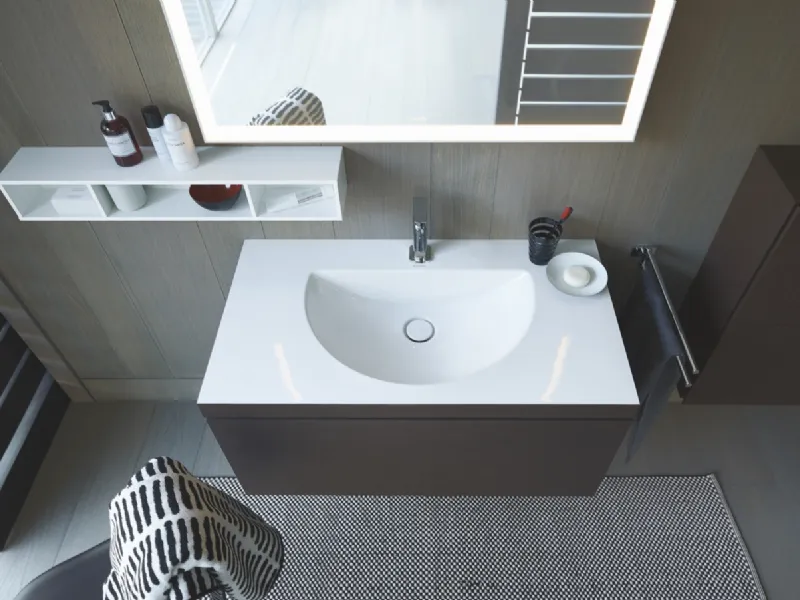 Duravit, tecnologia c-bonded: ceramica e mobile sono uniti senza fughe visibili