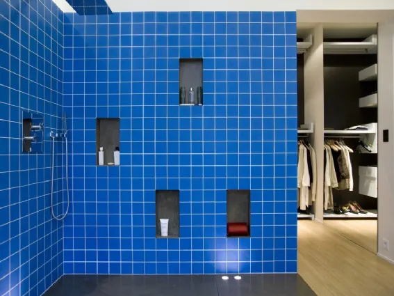 Arredo bagno in muratura moderno