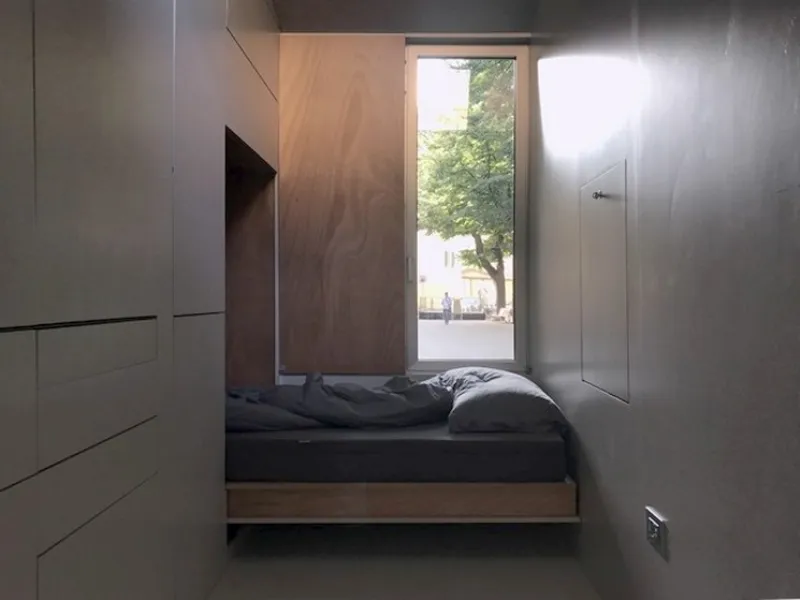 Una micro-casa su ruote