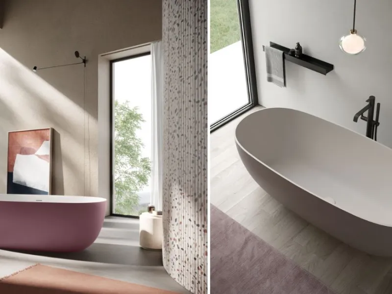 Vasca Ellisse in Aquatek light di Disenia