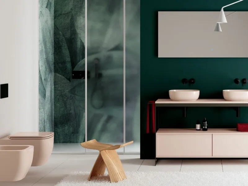 Arredo bagno della collezione Solid di Scarabeo
