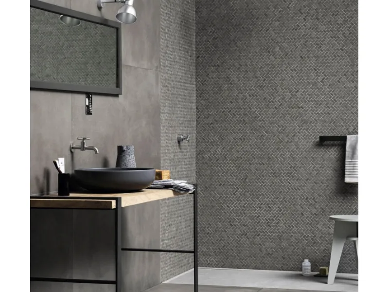 Bagno grigio moderno