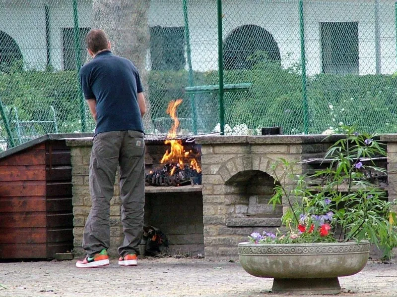Barbecue fai da te in muratura