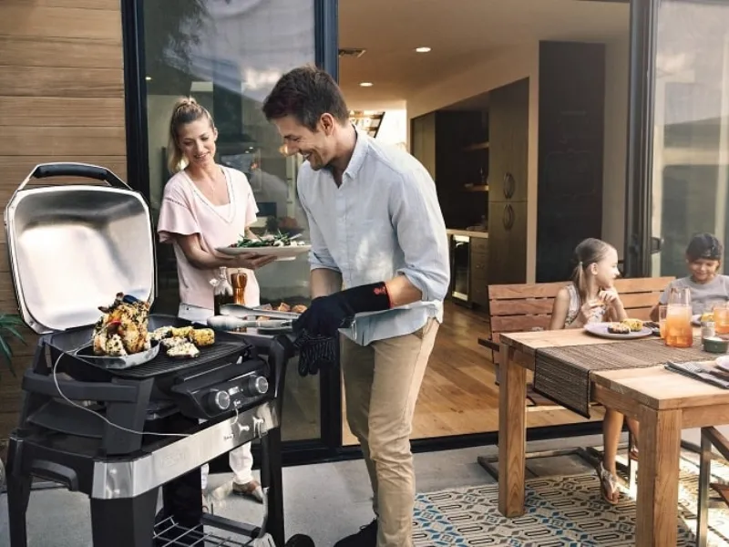 Barbecue elettrico Pulse 2000 con carrello