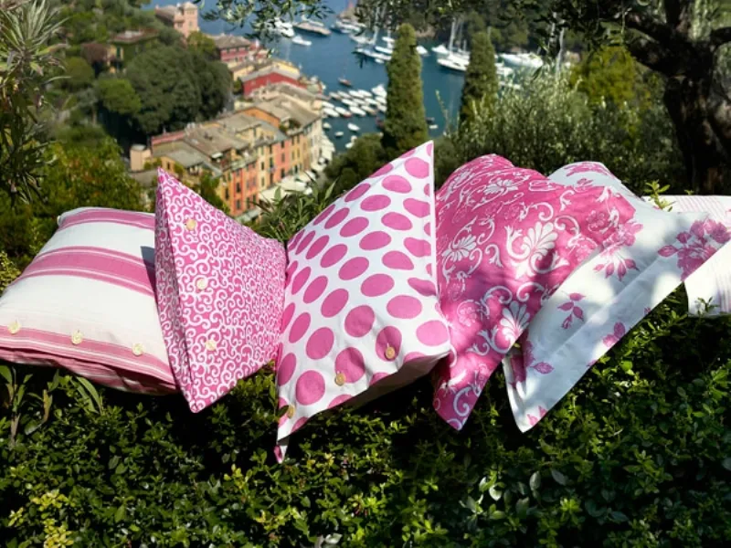 cuscini decori rosa bellora