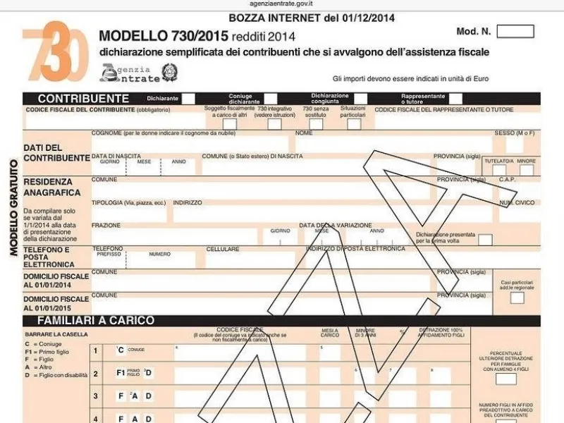 Modello bonifico per detrazione 50