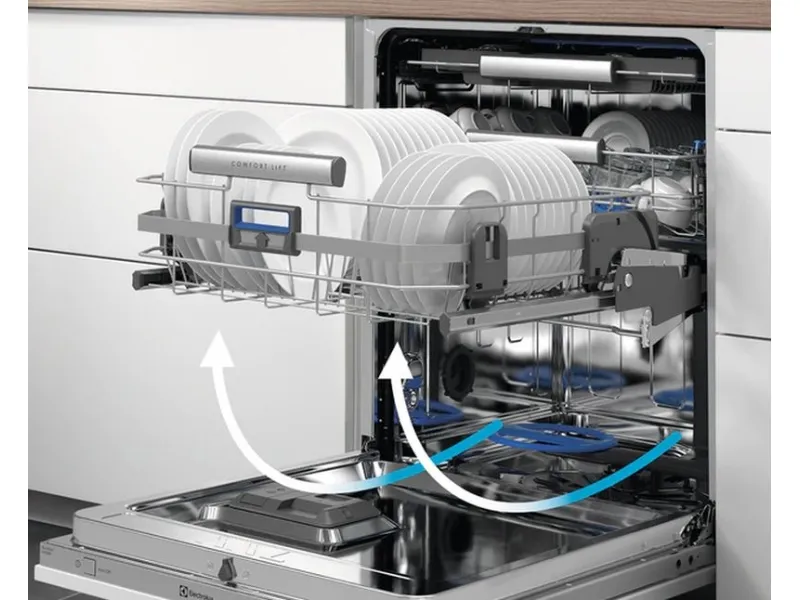 Lavastoviglie Electrolux ESL7540RO ComfortLift: il cesto inferiore che si solleva alla tua altezza