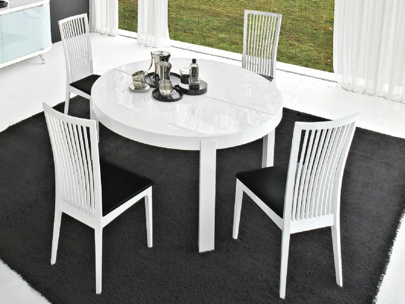 Tavolo rotondo allungabile Calligaris
