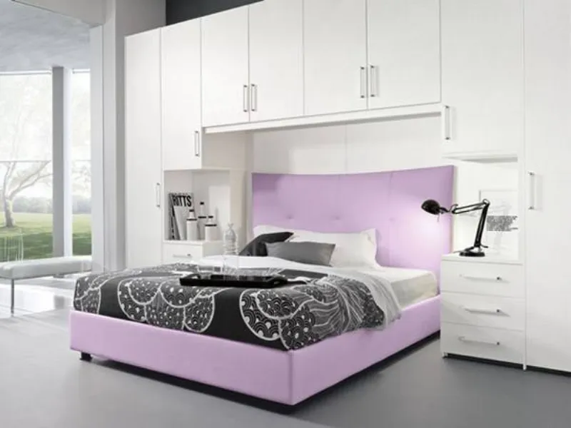 Camera da letto con armadio a ponte