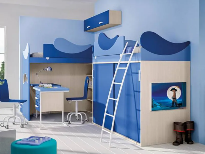 Cameretta a ponte per bambini