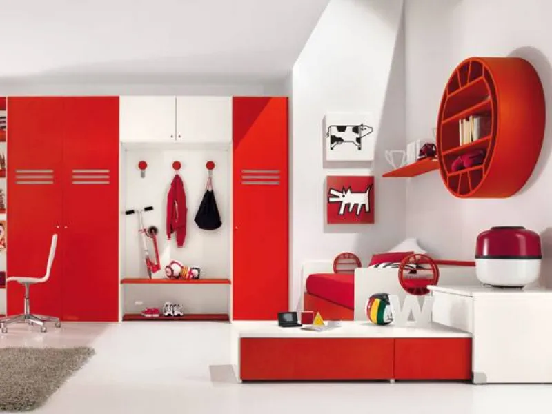 cameretta faer sport rossa