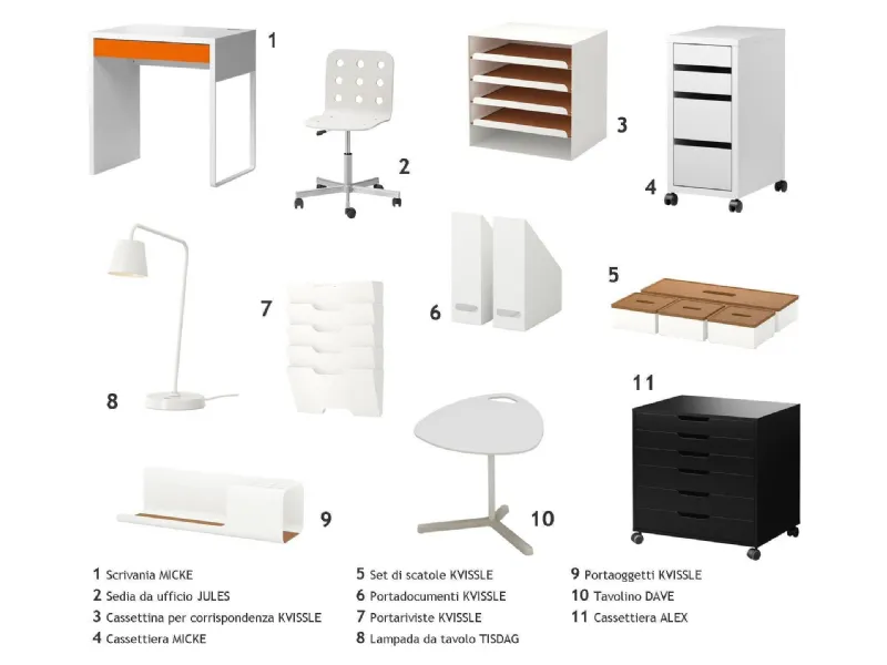 Serie di prodotti del catalogo di IKEA