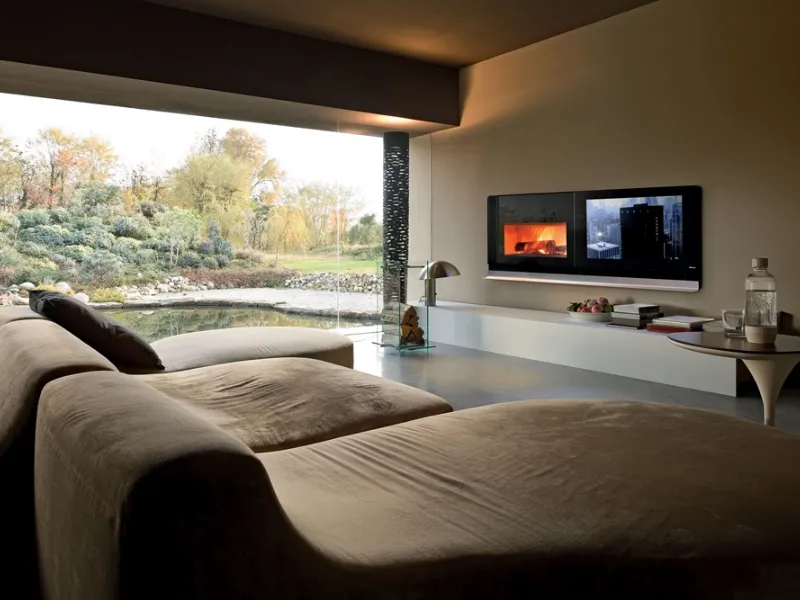Camini moderni con TV