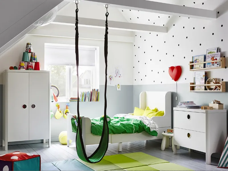Cameretta per bambini Ikea serie Busunge