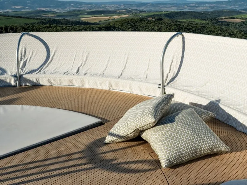 Lo spazio organizzato al meglio per garantire massimo comfort