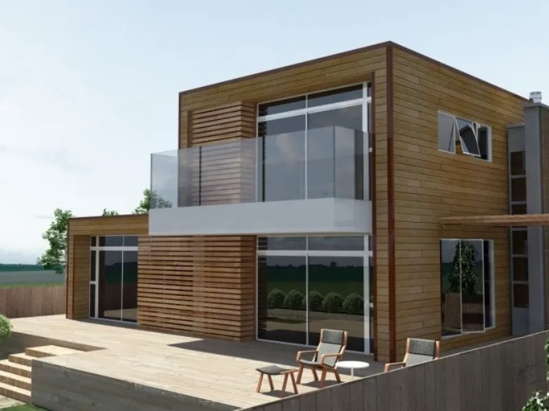 Casa in legno prefabbricata