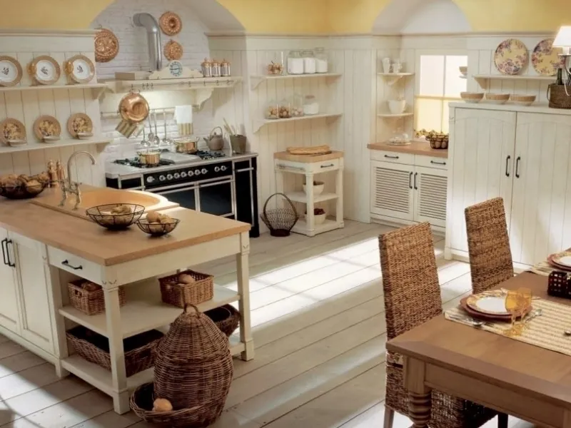 Interni casa rustica