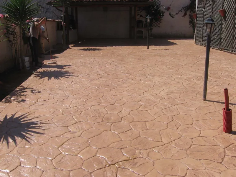Pavimenti in calcestruzzo stampato