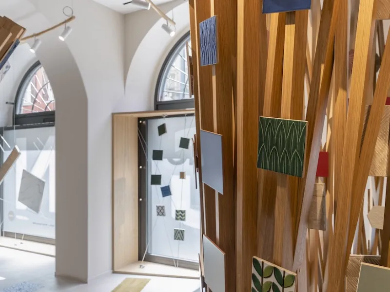 Flagship showroom Ceramiche Ragno interni (ph. Tiziano Sartorio)