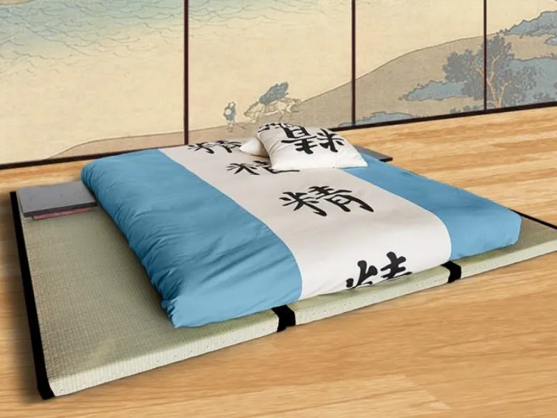 Kit di Vivere Zen con futon e tatami