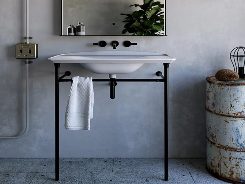 Lavabo da appoggio della collezione The New Yorker di Kerasan