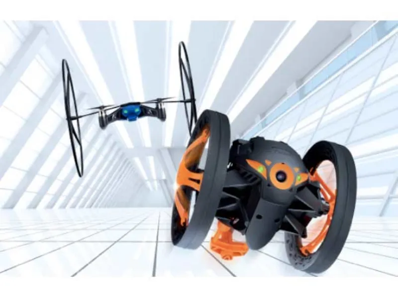 minidrone e insetto
