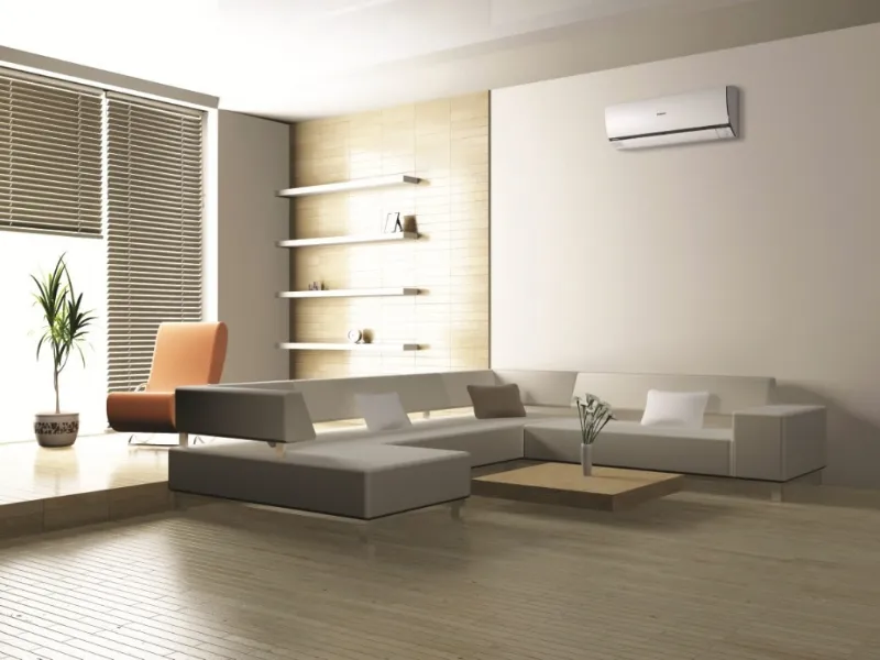 Un climatizzatore Panasonic al'interno di una casa