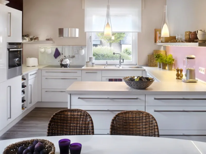 pareti cucina con pittura Sand © Schöner Wohnen