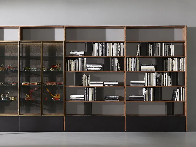 Libreria a parete System 2018 di Porro