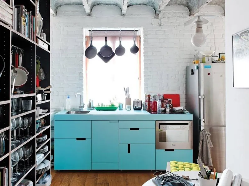 I colori per la cucina del monolocale