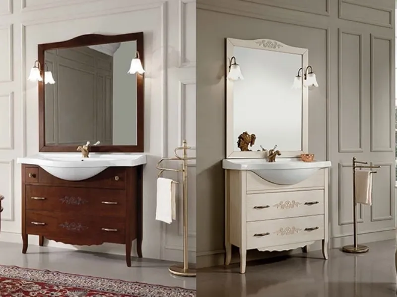 mobili bagno classici in legno